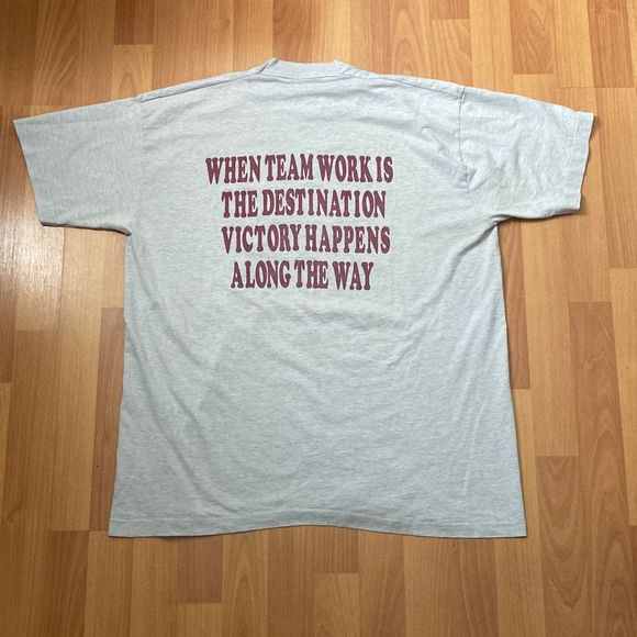 00'S Fruit of the Loom Heavy Cotton Art T-shirt Men's XL cotton white type Vintage Second Hand
